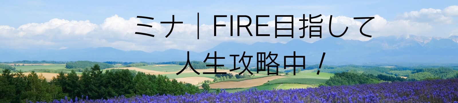 ミナ｜FIRE目指して人生攻略中！